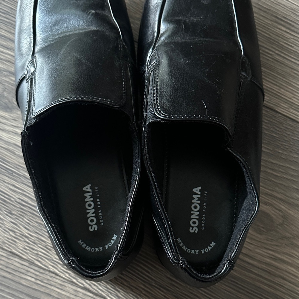 Sonoma Kids Black Dress Shoes - Picture 3 of 12